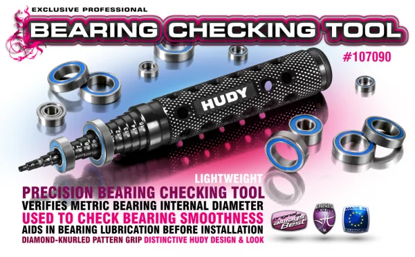 Hudy Bearing Size Check Tool