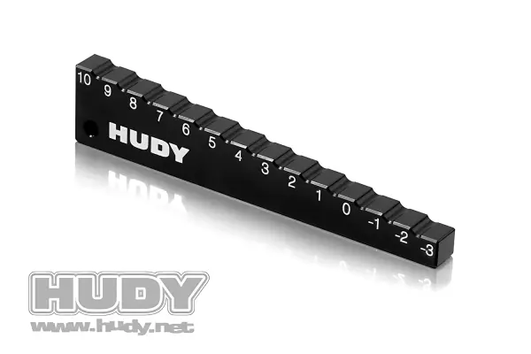 Hudy Droop Gauge -3 to 10mm - For 1:10 Cars (10mm) — image 1 of 2