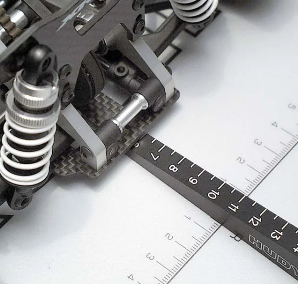 Hudy Chassis Ride Height Gauge (0 - 15mm) Bevelled