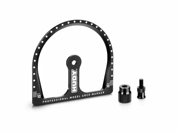 Hudy Professional 1:10 TC Wheel Arch Marker Wheel Adapter And Nut — image 1 of 2