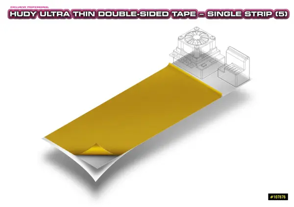Hudy Ultra Thin Double Sided Tape - Single Strip (5) — image 1 of 2