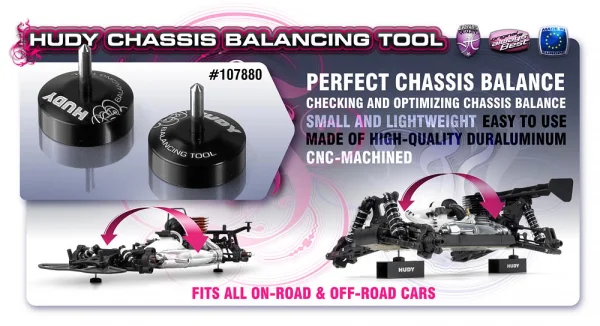 Hudy Chassis Balancing Simple Tool (2 Pcs.) — image 4 of 6