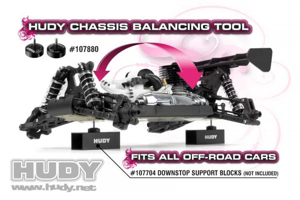 Hudy Chassis Balancing Simple Tool (2 Pcs.) — image 5 of 6