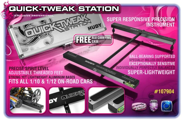 Hudy Quick Tweak Station with Alloy Carry Case