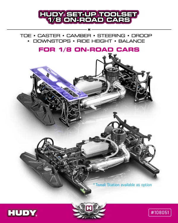 Hudy Set-Up Toolset 1:8 On-Road Cars — image 5 of 5