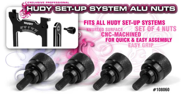 Hudy Aluminium Nut For Set Up Triangle (4) &mdash; image 3 of 3