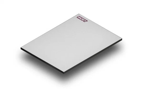 Hudy Flat Set Up Board 1:10 + 1:12 On-Road - Lightweight - Grey