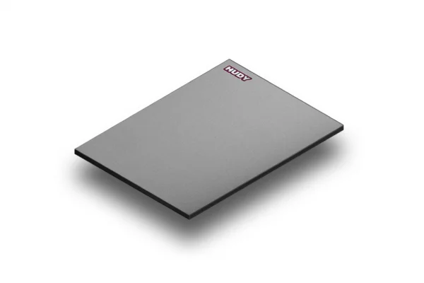 Hudy Flat Set Up Board 1:10 + 1:12 On-Road - Lightweight - Silver Grey — image 1 of 2