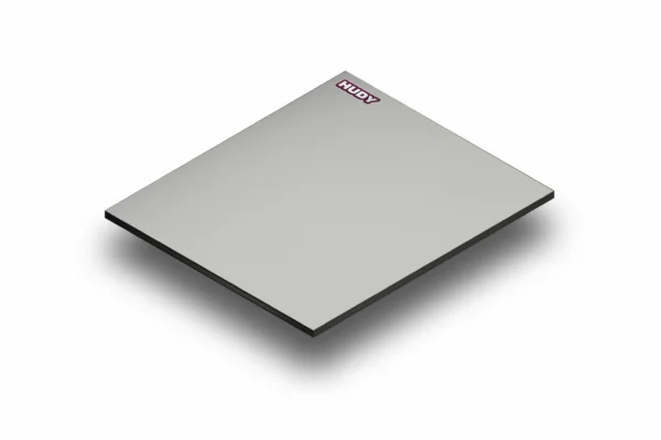 Hudy Flat Set Up Board For 1:10 Off-Road - Lightweight - Grey