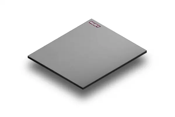Hudy Flat Set Up Board For 1:10 Off-Road - Lightweight - Silver Grey — image 1 of 2