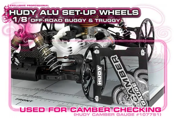 Hudy Alloy Set Up Wheels for 1:8 Off Road — image 9 of 9