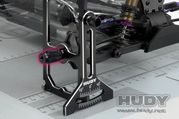 Hudy Aluminium Nut For 1:10 Off-Road Set Up System (4) — image 3 of 4