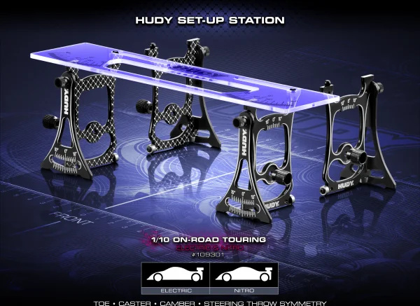 Hudy Set Up Station For 1:10 Touring Cars — image 1 of 13