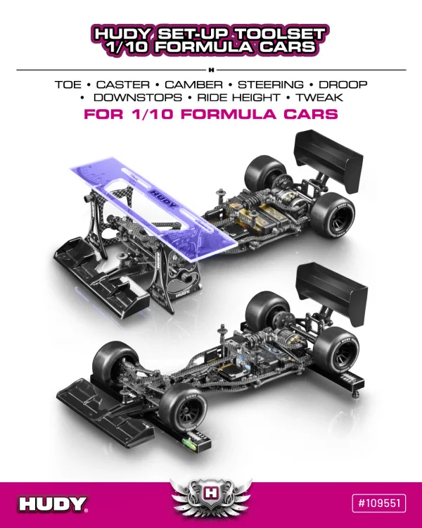 Hudy Set Up Station And Set Up Tools With Carrying Bag - 1:10 Formula Cars — image 7 of 7