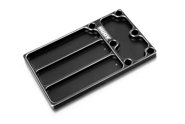 Hudy Aluminium Tray For 1:10 Off-Road Diff Assembly — image 1 of 2