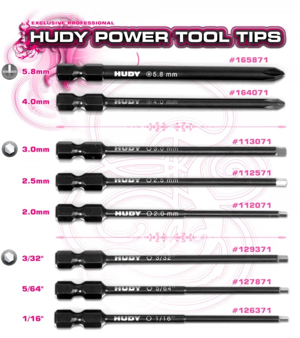 Hudy Power Tool Tip Allen 3.0 X 90 mm