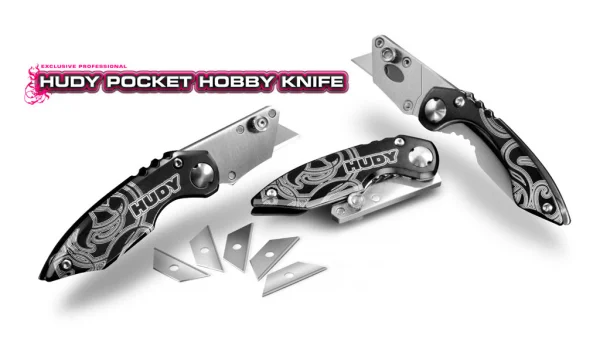 Hudy Blade Hobby Knife With Aluminium Handle