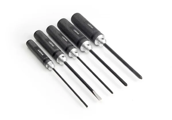 Hudy Slotted + Phillips Screwdriver Set - 5 Piece