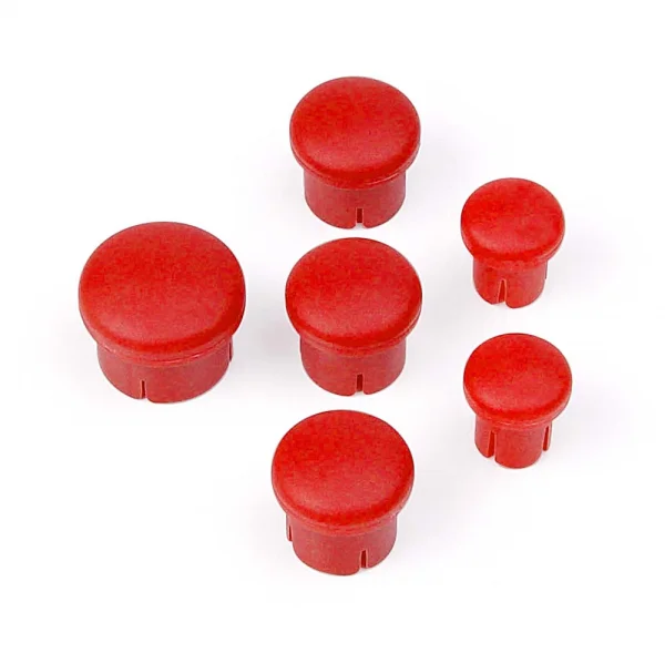 Hudy Plastic Cap For Handle ( Set - 3+2+1) Red — image 1 of 2