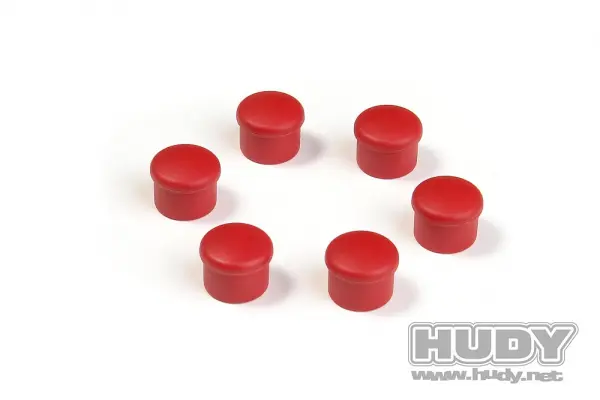 Hudy Cap For 18mm Handle - Red (6) &mdash; image 4 of 4