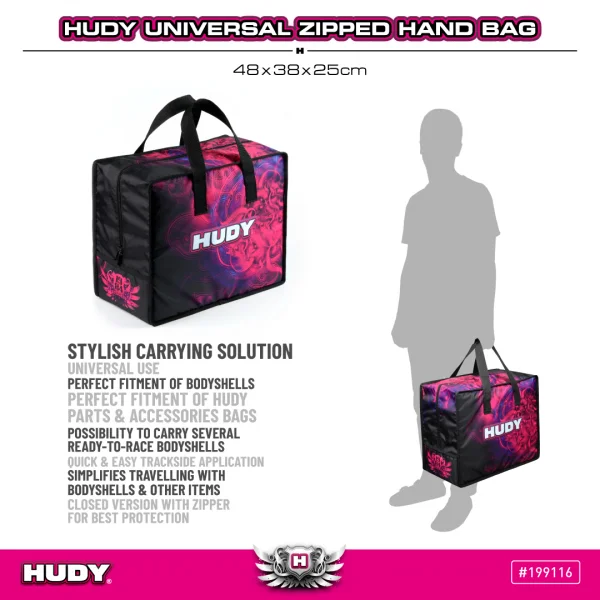 Hudy Universal Zipped Hand Bag — image 1 of 2