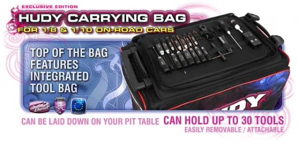 Hudy 1:10 & 1:8 Carry Bag with Tool Bag - Exclusive Edition &mdash; image 7 of 11