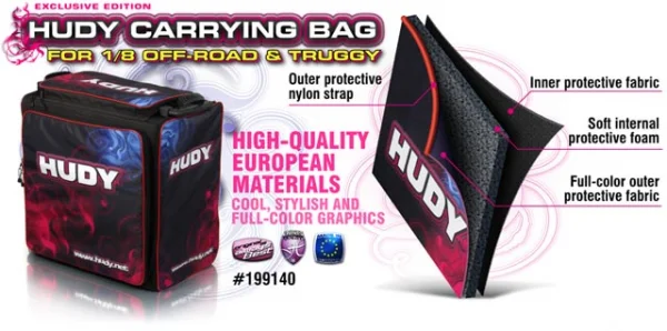 Hudy 1:8 Buggy/Truggy Carry Bag with Tool Bag - Exclusive Edition — image 2 of 10