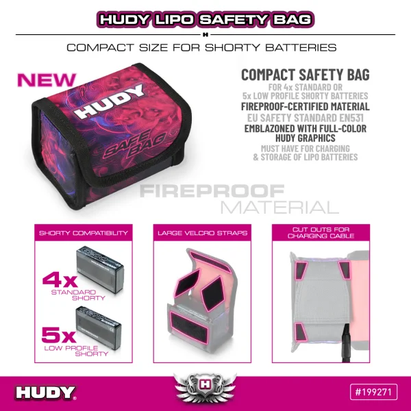 Hudy Lipo Safety Bag - Compact — image 2 of 2