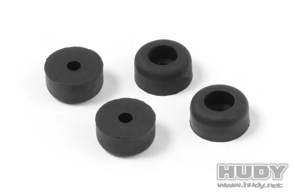 Hudy Black Rubber Feet (4)