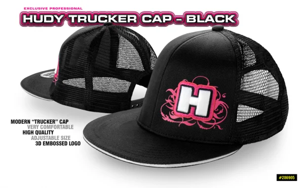 Hudy Trucker Cap - Black — image 3 of 3