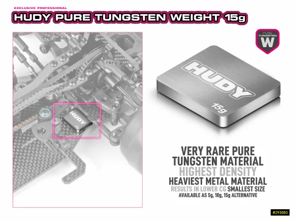 Hudy Pure Tungsten Weight 15G &mdash; image 3 of 3