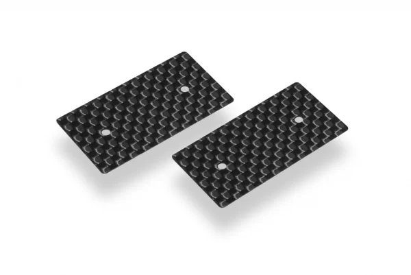 Hudy Graphite Rear Wing Side Plate 0.5mm - 1:10 Nitro (2)