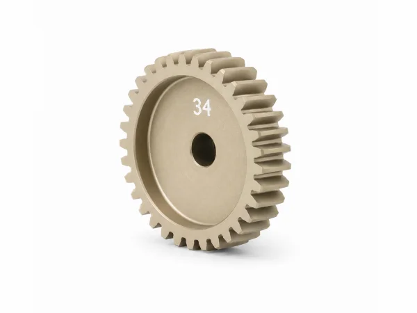 Hudy Aluminium Ultra-Light Pinion Gear - Hard Coated - 34T / 48