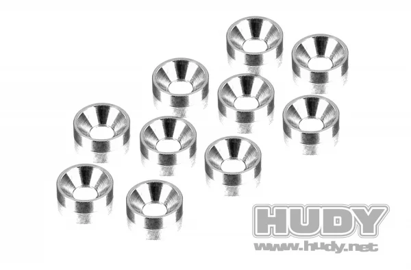 Hudy Aluminium Countersunk Shim (10)