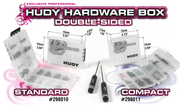 Hudy Hardware Box - Double Sided - Compact