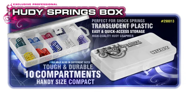 Hudy Hardware Springs Box - 10 Compartments