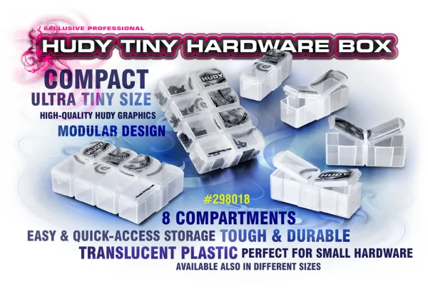 Hudy Tiny Hardware Box - 8 Compartments — image 4 of 4