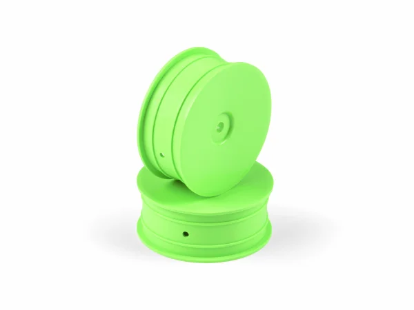 Hudy 1:10 Off-Road Wheel - 2WD Front Green (2) — image 1 of 2