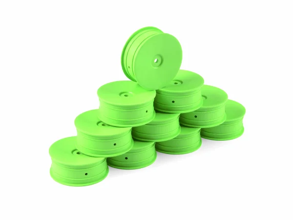 Hudy 1:10 Off-Road Wheel - 2WD Front Green (10)