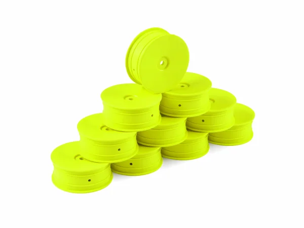 Hudy 1:10 Off-Road Wheel - 2WD Front Yellow (10) ** CLEARANCE **