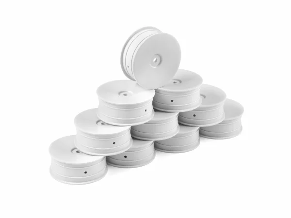 Hudy 1:10 Off-Road Wheel - 2WD Front White (10) — image 1 of 2