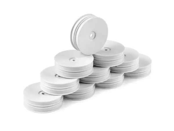 Hudy 1:10 Off-Road Wheel - 2WD Front Narrow White (10) — image 1 of 2