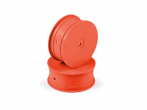 Hudy 1:10 Off-Road Wheel - 4WD Front Orange (2) — image 1 of 2