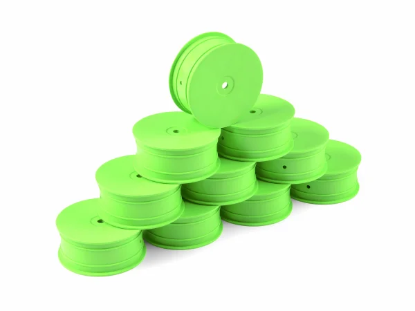 Hudy 1:10 Off-Road Wheel - 4WD Front Green (10) — image 1 of 2