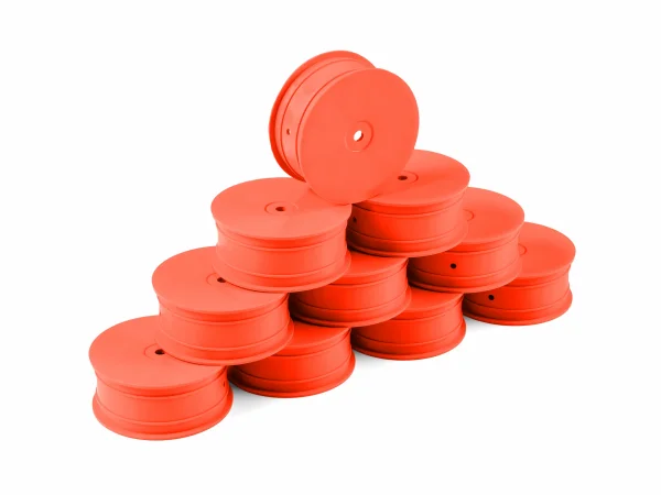 Hudy 1:10 Off-Road Wheel - 4WD Front Orange (10) — image 1 of 2