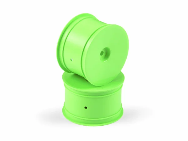 Hudy 1:10 Off-Road Wheel - 2WD/4WD Rear Green (2) — image 1 of 2