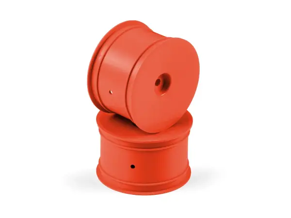 Hudy 1:10 Off-Road Wheel - 2WD/4WD Rear Orange (2) — image 1 of 2