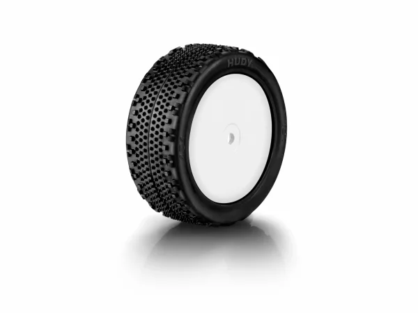 Hudy 1:10 Off Road Pre Glued 101 Carpet Tyres - 4WD Front (2) — image 1 of 3