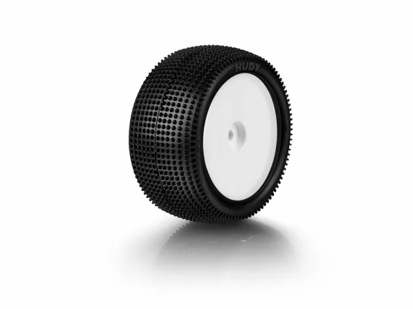 Hudy 1:10 Off Road Pre Glued 101 Carpet Tyres - 2WD/4WD Rear (2) — image 1 of 3