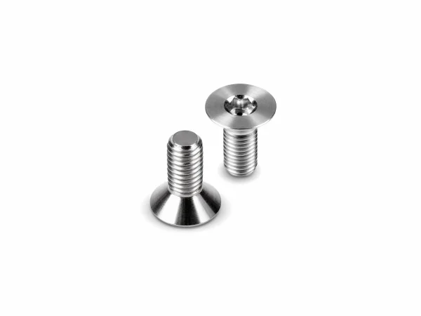 Hudy Titanium Flat Head Screw M3X14 (4) — image 1 of 2